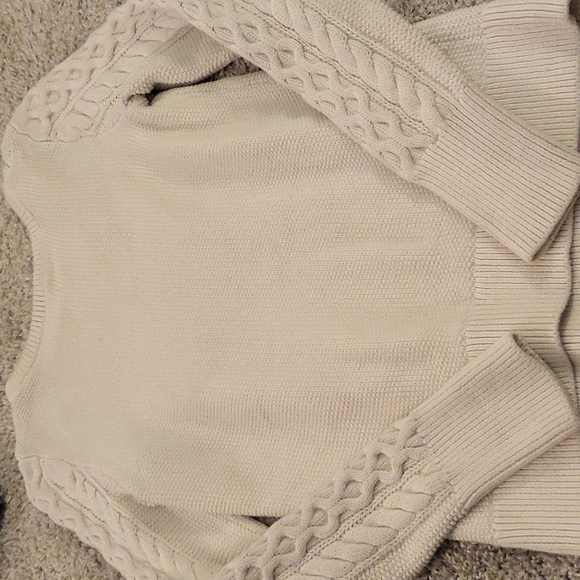 Gap Women's Cream Cable Knit Sweater - Picture 4 of 4